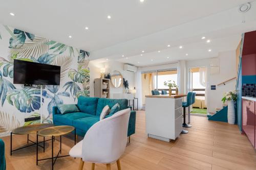 Le duplex village naturiste vue mer