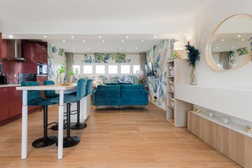 Le duplex village naturiste vue mer