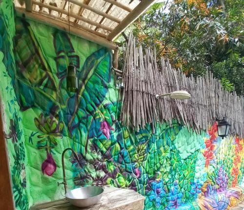 Uma vista da piscina em Recanto Villa São João ou nos arredores