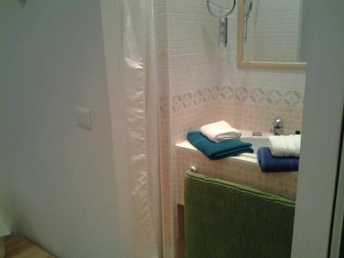 Kylpyhuone majoituspaikassa Le Clos Osteria