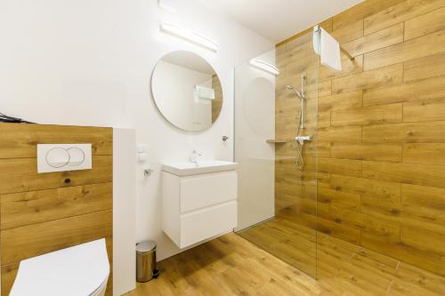 Kúpeľňa v ubytovaní Apartament Słońce i Plaża Kołobrzeg