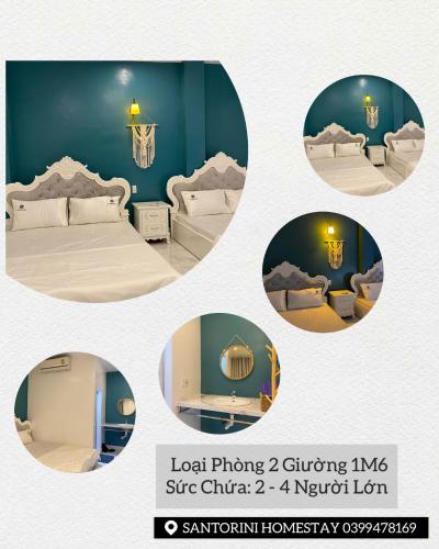 Zona de estar de Cat Ba Santorini Homestay