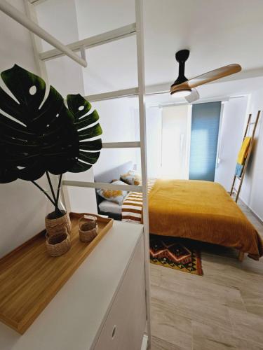 Dviaukštė lova arba lovos apgyvendinimo įstaigoje MIRADOR HOLIDAY HOME