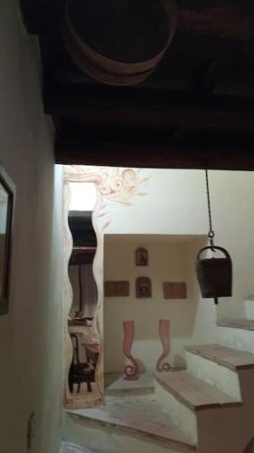 a view of a room with stairs and a ceiling at Convivio Etrusco in Bassano in Teverina