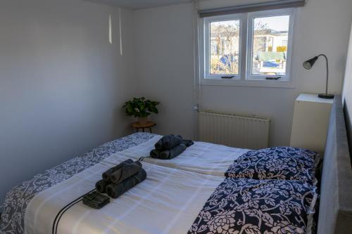 Säng eller sängar i ett rum på Luxe Chalet Strubben-Kniphorstbos Anloo