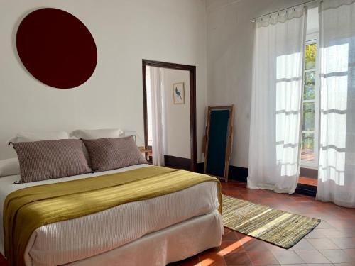 Katil atau katil-katil dalam bilik di Finca El Azahar