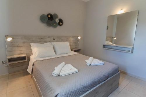 Postel nebo postele na pokoji v ubytování Serenity Villa