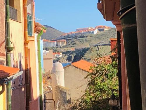 Vue générale sur la montagne ou vue sur la montagne depuis l'appartement