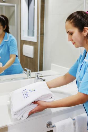 Clientes alojados en Sarissa Hotel