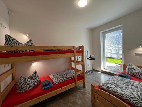 Postel nebo postele na pokoji v ubytování Rodinný penzion MARMAR