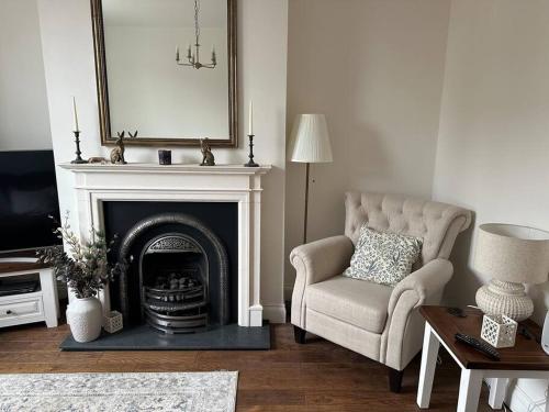 Posezení v ubytování Beautiful Cottage near Guisborough Woods