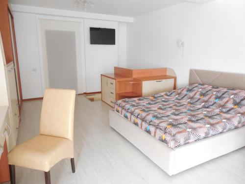 Posteľ alebo postele v izbe v ubytovaní Apartment Latte