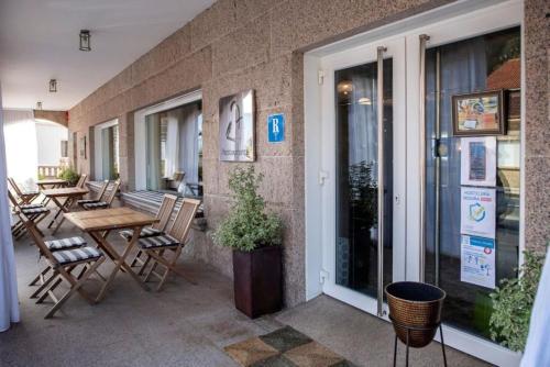 Un balcón o terraza en As Sete Campás