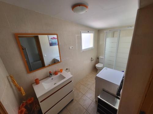 Kúpeľňa v ubytovaní Casa rural cerca Tarancón-Cuenca