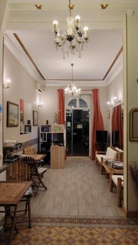 Χώρος καθιστικού στο Villa Eden