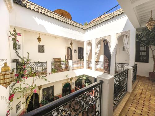Balkón nebo terasa v ubytování Riad des Lys