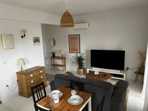 Prostor za sedenje u objektu Newly refurbished, coastal apartment- Barbati