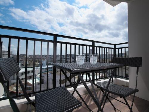 Balkón alebo terasa v ubytovaní HOTEL Y'RISE TO URASOE