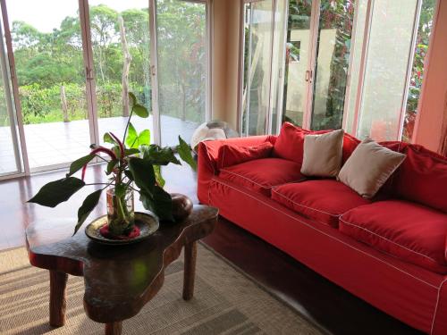 Χώρος καθιστικού στο Semilla Verde Boutique Hotel