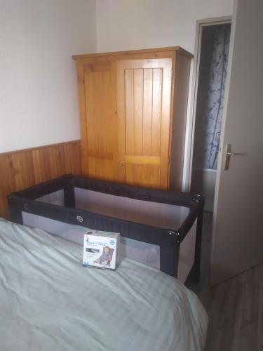Posteľ alebo postele v izbe v ubytovaní Appartement vue mer Le Barcarès