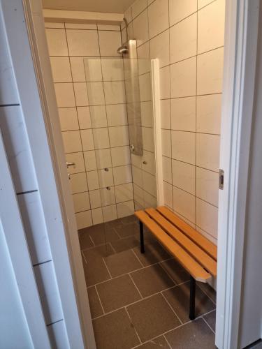 Et badeværelse på Brufjell Hostel & Parking