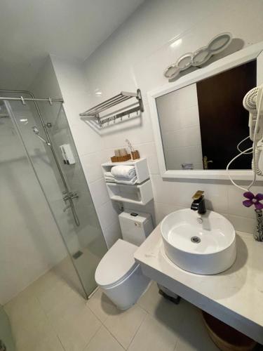 Koupelna v ubytování Tokia hotel nha trang