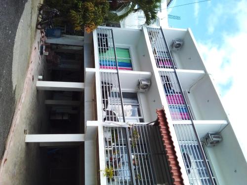an external view of a building with balconies at Appart hotel Veras Samana No 8 in Santa Bárbara de Samaná