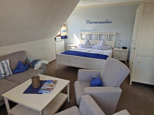 Ένα ή περισσότερα κρεβάτια σε δωμάτιο στο Appartementhaus Diana