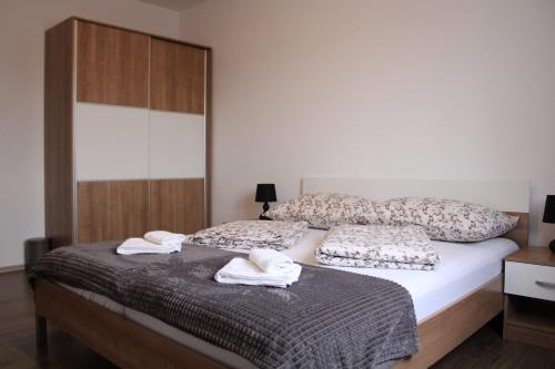 Postel nebo postele na pokoji v ubytování Apartman Villarossa