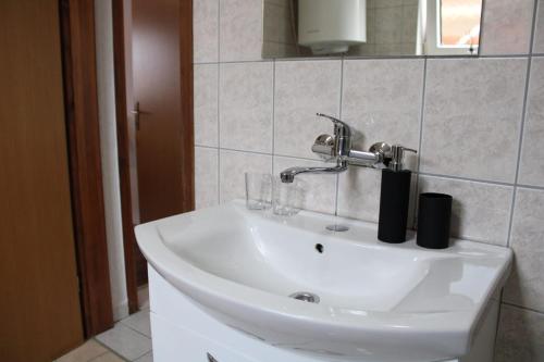 Koupelna v ubytování Apartman Villarossa