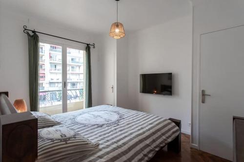 L39 Staywiz us - Suite Promenade des Anglais, Vue Mer Terrasse&WIFI