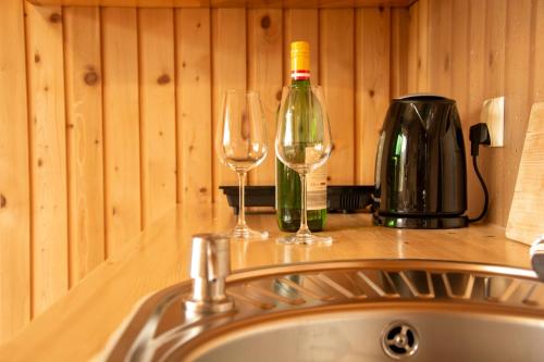 Nápoje v ubytovaní Apartamenty Sosna