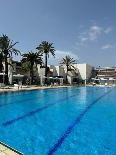 Bazén v ubytování Pool view apartment Primavera nebo v jeho okolí