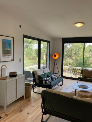 Et opholdsområde på Maison 2 chambres port de plaisance