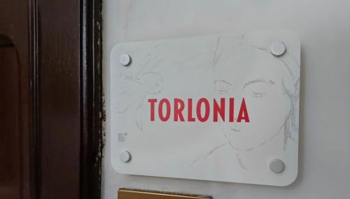 a sign with the word toronto on a door at Restart Accommodations Rome in Rome