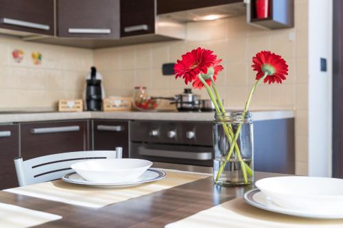Η κουζίνα ή μικρή κουζίνα στο Cascina 6b