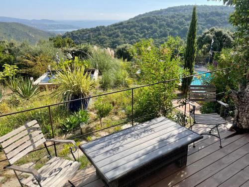 Maison & Piscine Privée Vue Mer panoramique très calme indépendant