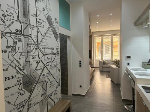 Kuchyňa alebo kuchynka v ubytovaní Imagine Budapest Premium Apartment