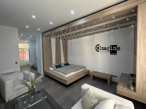 Posedenie v ubytovaní Imagine Budapest Premium Apartment