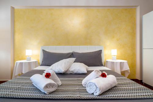 Ένα ή περισσότερα κρεβάτια σε δωμάτιο στο Loft Angolo Sul Mare