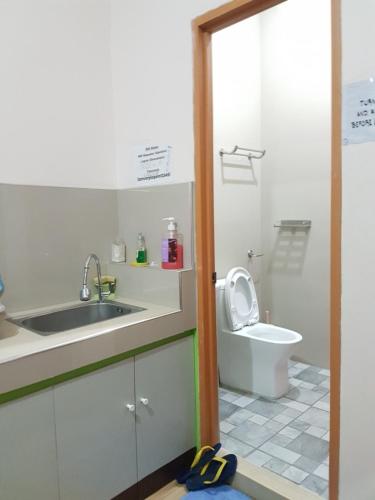 Koupelna v ubytování JZA Transient House