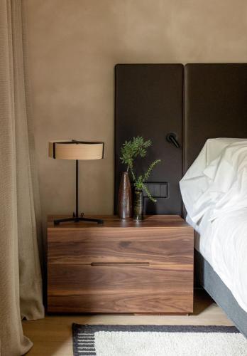 Ένα ή περισσότερα κρεβάτια σε δωμάτιο στο Hotel Ur Bare