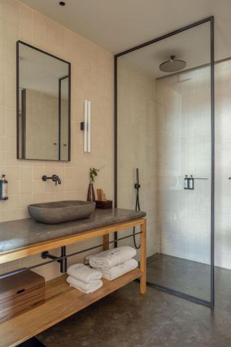 Ένα μπάνιο στο Hotel Ur Bare