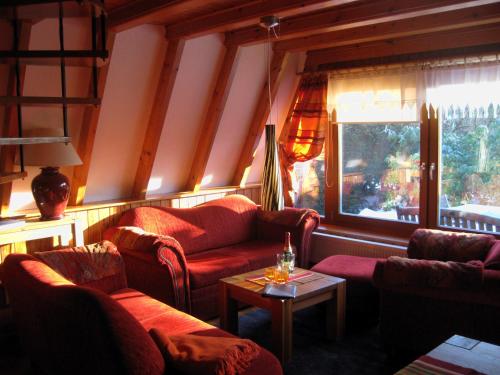 Posezení v ubytování Fischlandkoje