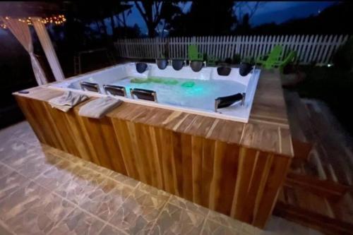 Πισίνα στο ή κοντά στο Finca Agua Luna