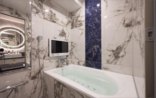 Koupelna v ubytování HOTEL KABUKI