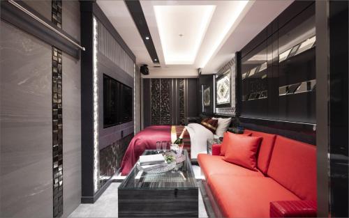 Posezení v ubytování HOTEL KABUKI