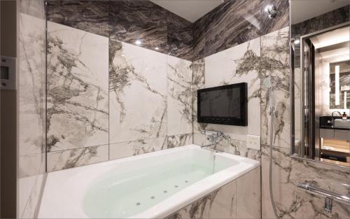 Koupelna v ubytování HOTEL KABUKI