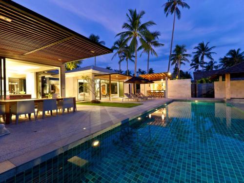 an image of a swimming pool in a villa at Inasia Beach Villa by Elite Havens in Lipa Noi