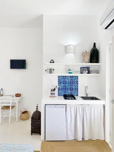 Dapur atau dapur kecil di Agata B&B